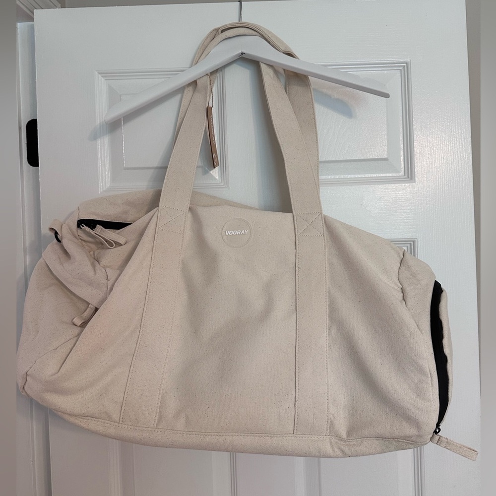 Vooray Savannah Organic Duffel Natural Cotton